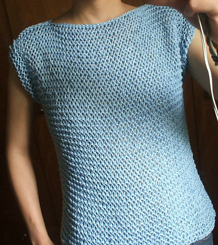 Free Knitting Pattern for Easy Coral Sweater
