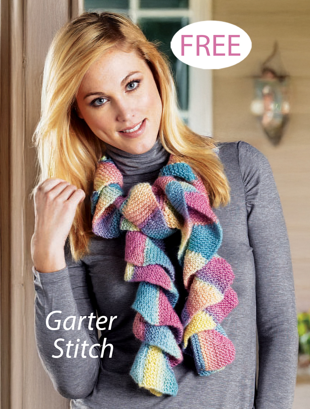 Free Corkscrew Scarf Knitting Pattern