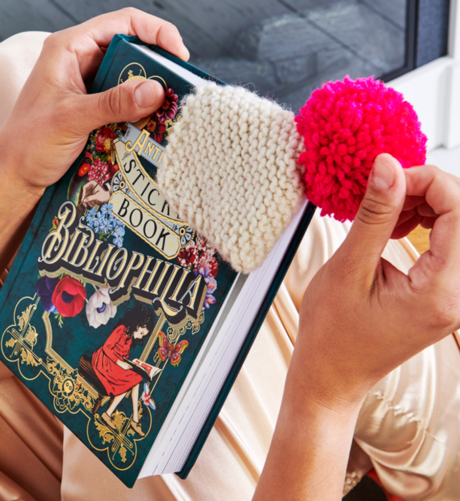 Free Knitting Pattern Corner Book Mark