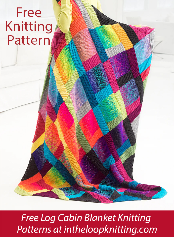 Free Knitting Pattern for Mountain Cabin Afghan