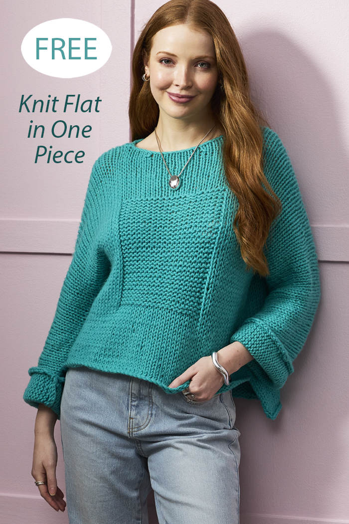 Free Cozy Crop Beginner Top Knitting Pattern