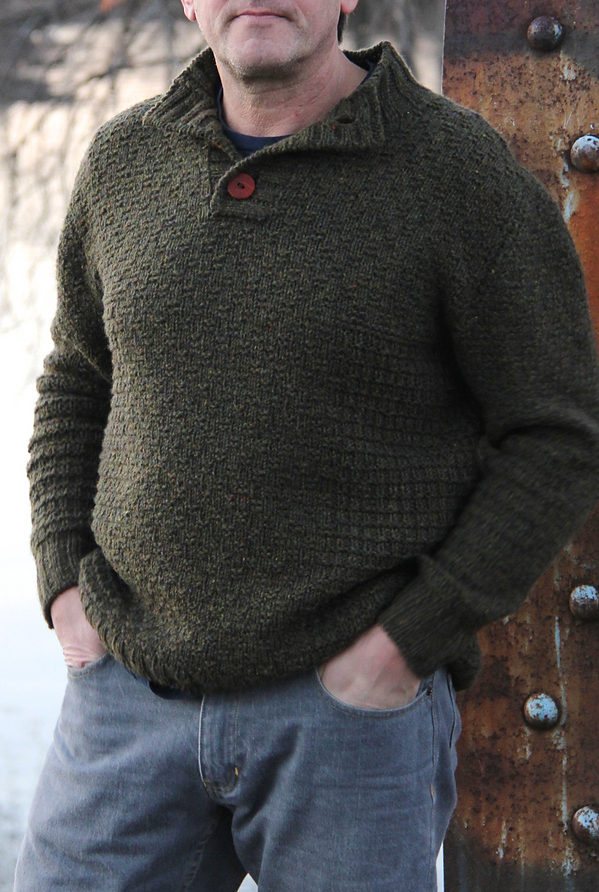 Strickmuster für Herrenpullover In the Loop Knitting