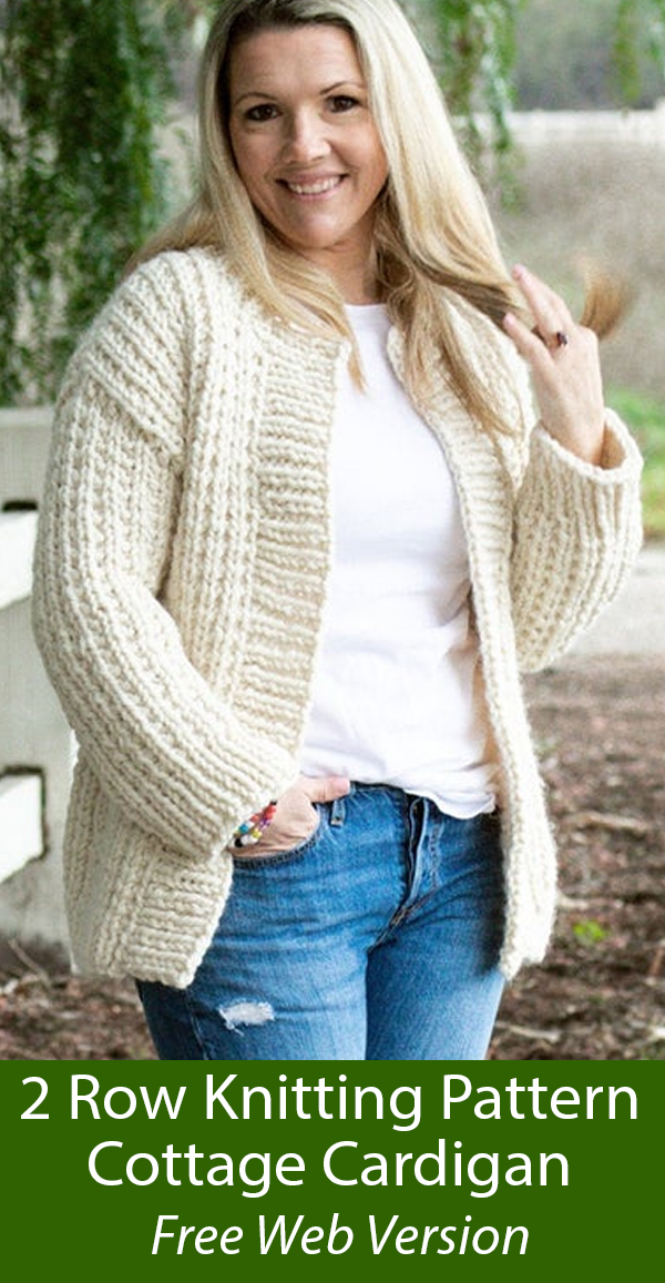 Ladies SUMMER TUNIC JUMPER button front KNITTING PATTERN Aran 34-38in pockets