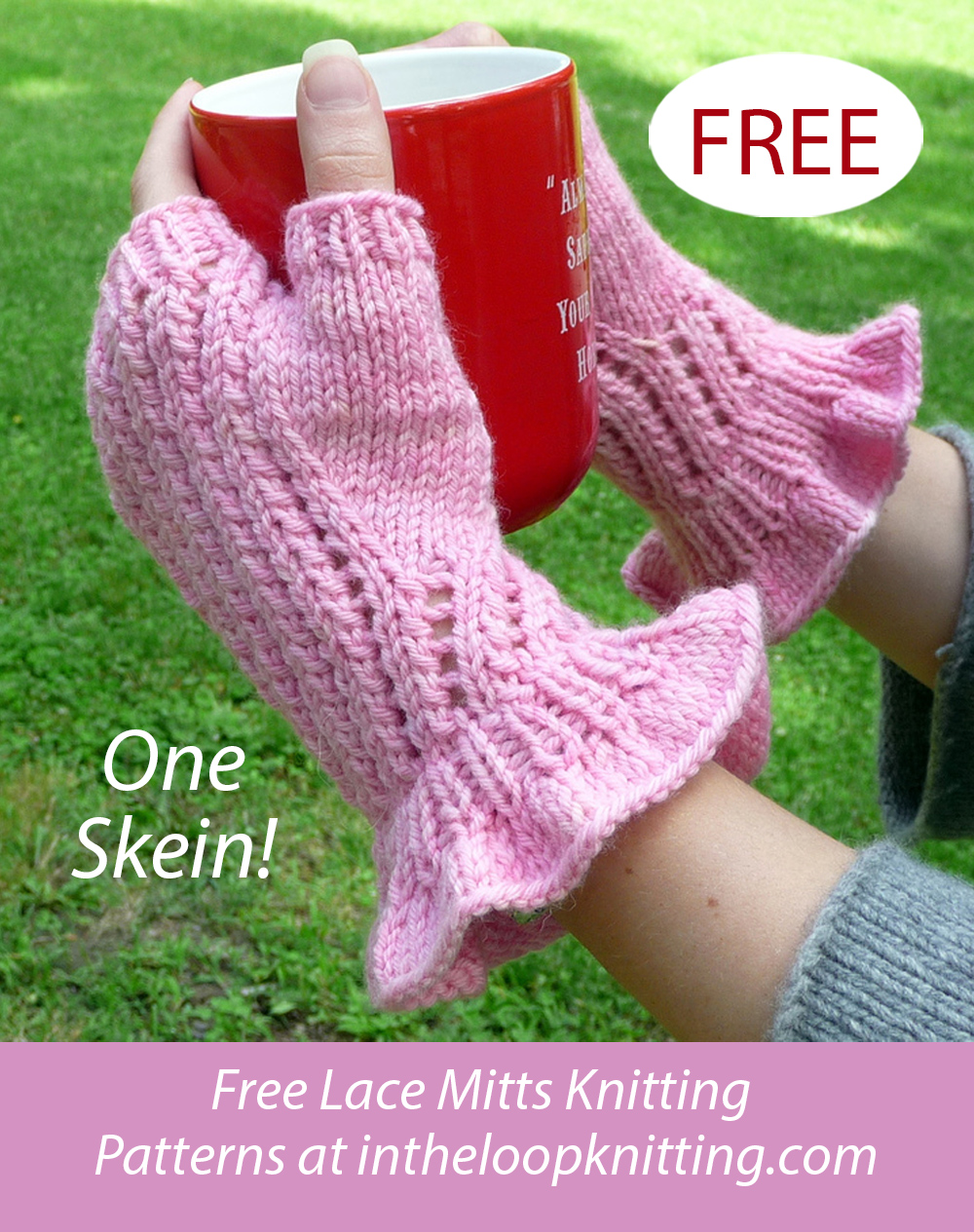 Free Cottage City Mitts Knitting Pattern