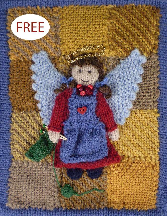 Free Country Angel Quilt Knitting Pattern
