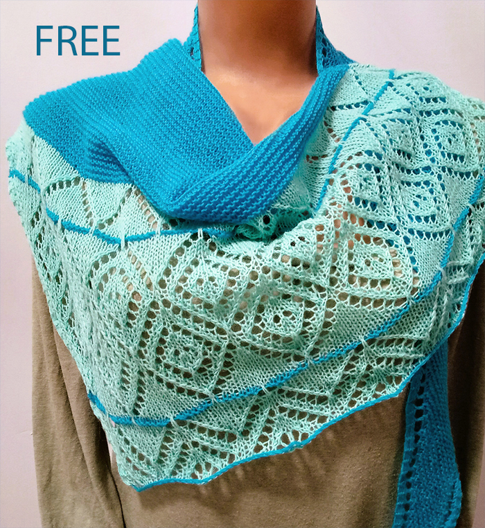 Free Cousin Shawl Knitting Pattern