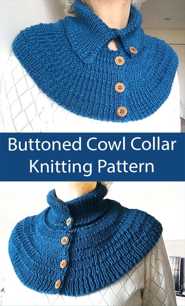 Cowl Knitting Pattern Cowl Collar
