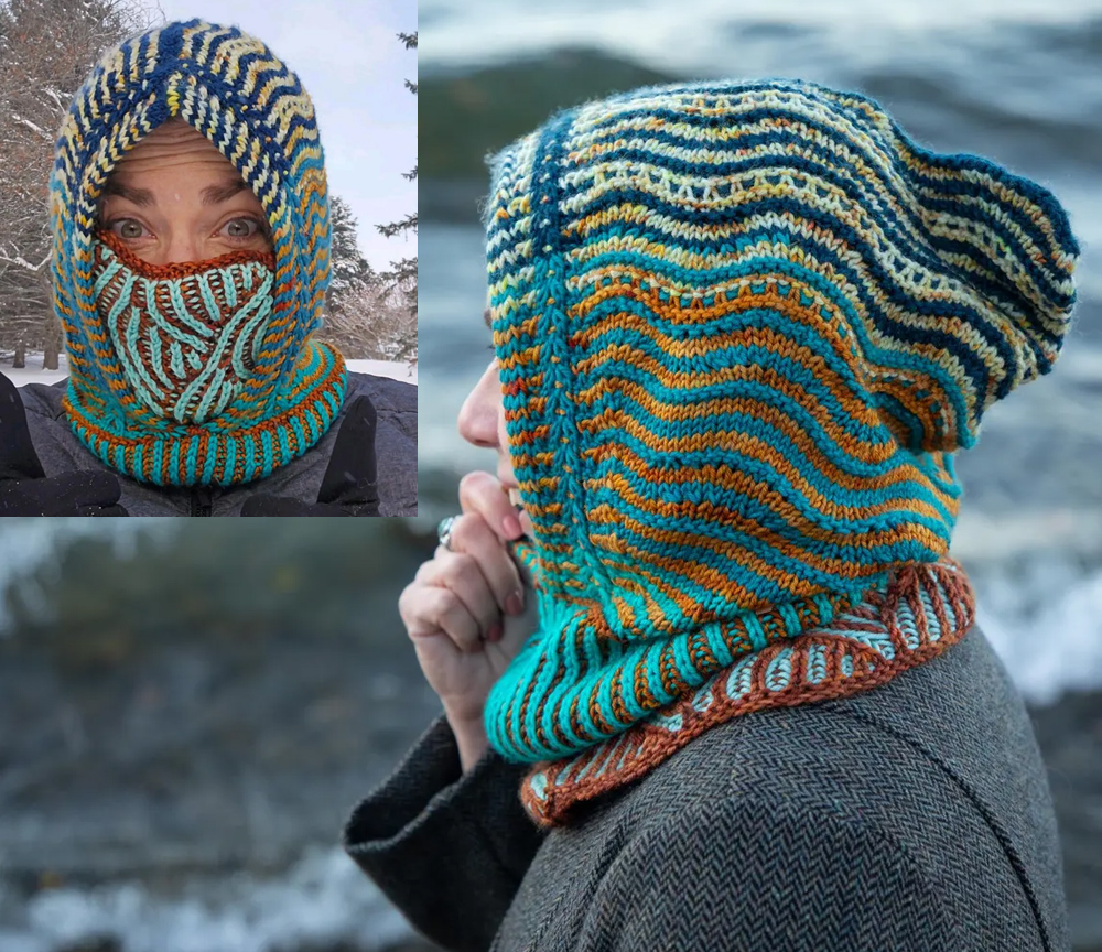 Hood Cowltopus  Knitting Pattern