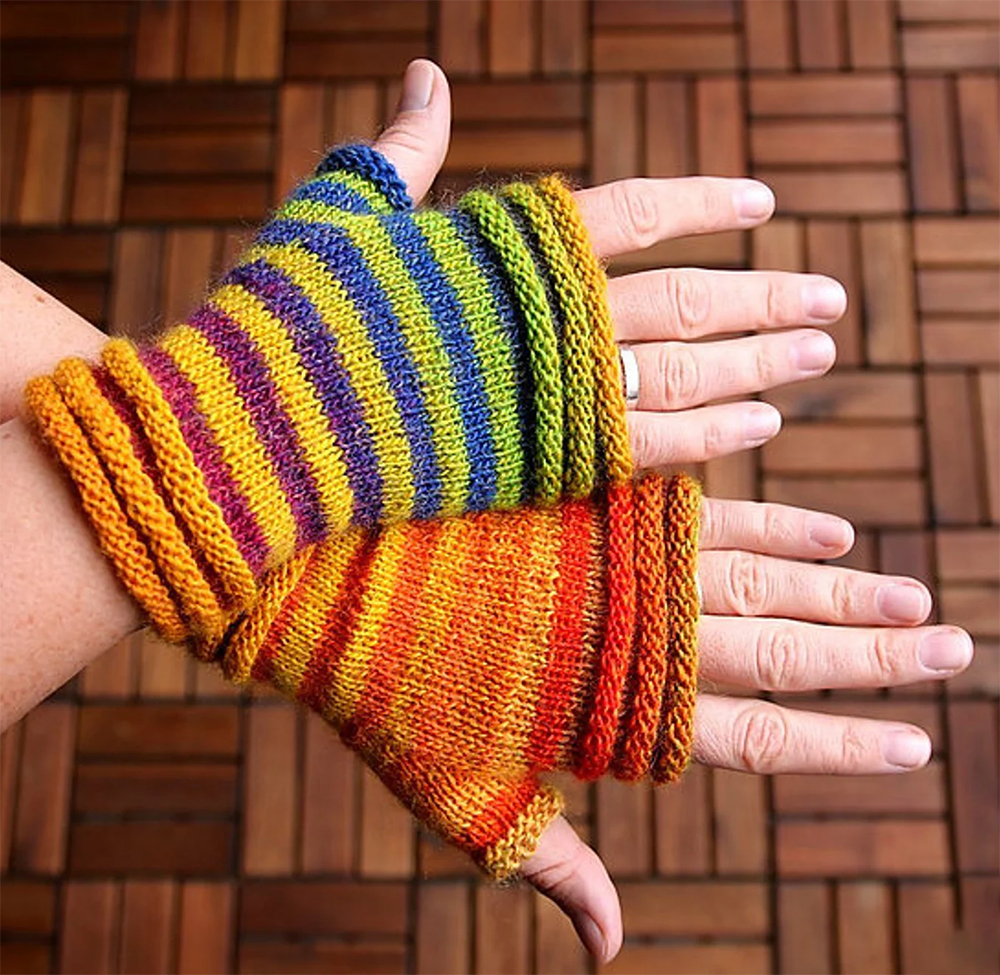 Knitting Pattern Coziness Fingerless Mitts