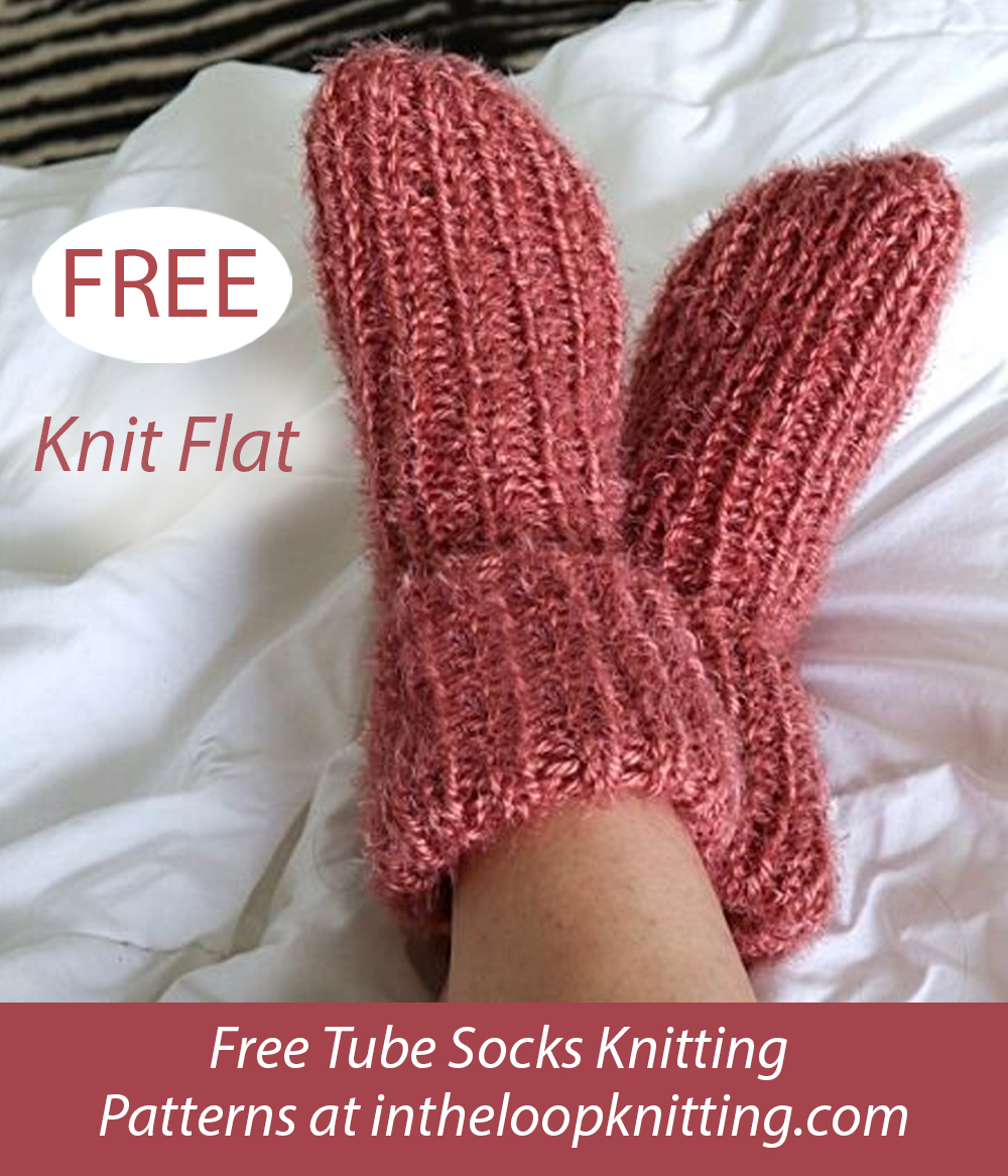Free Cozy Slipper Socks  Knitting Pattern