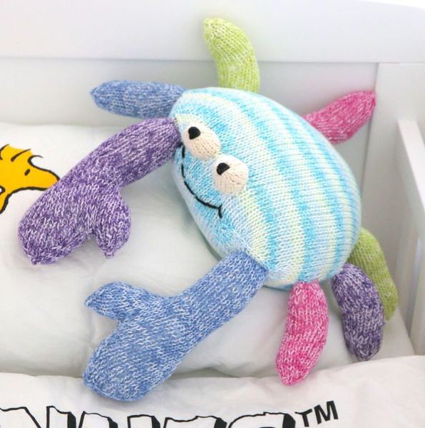 Knitting Pattern for Crab Pillow