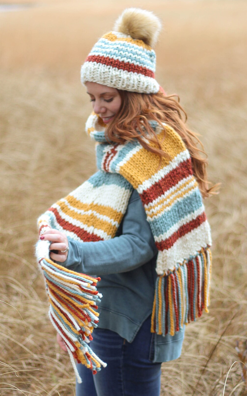 Free Bright and Bold Set Knitting Pattern