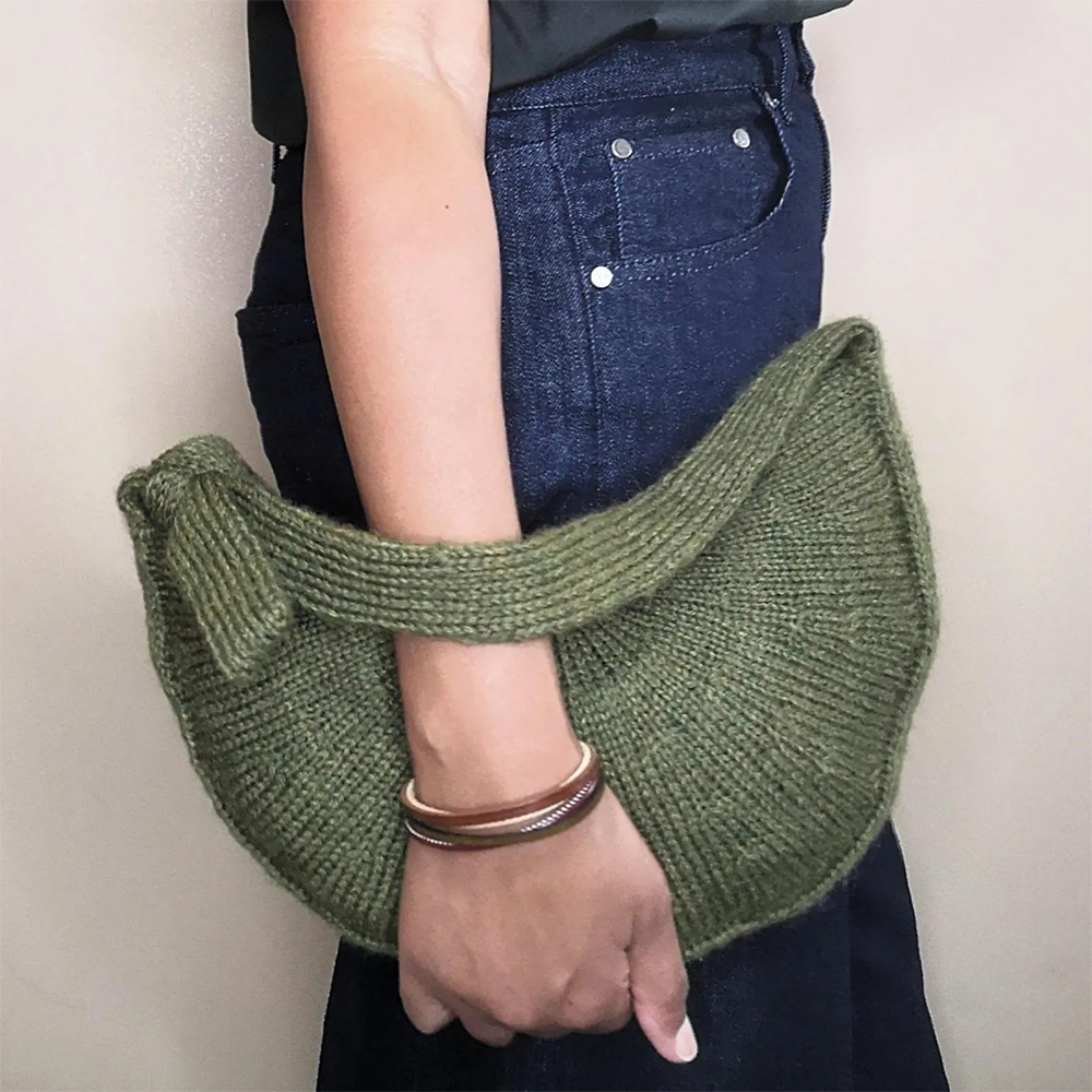 Crescent Bag Knitting Pattern Set
