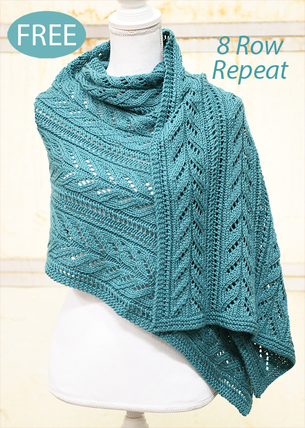 Free Knitting Pattern for Crete Wrap