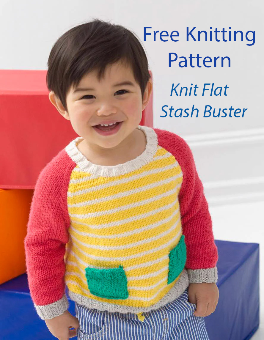 Crisp Color Pullover Knitting Pattern