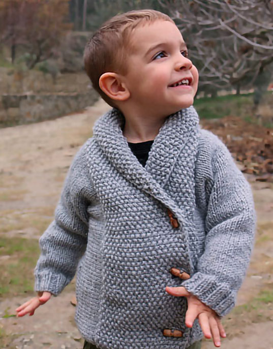 Free Knitting Pattern for Crossed Jacket