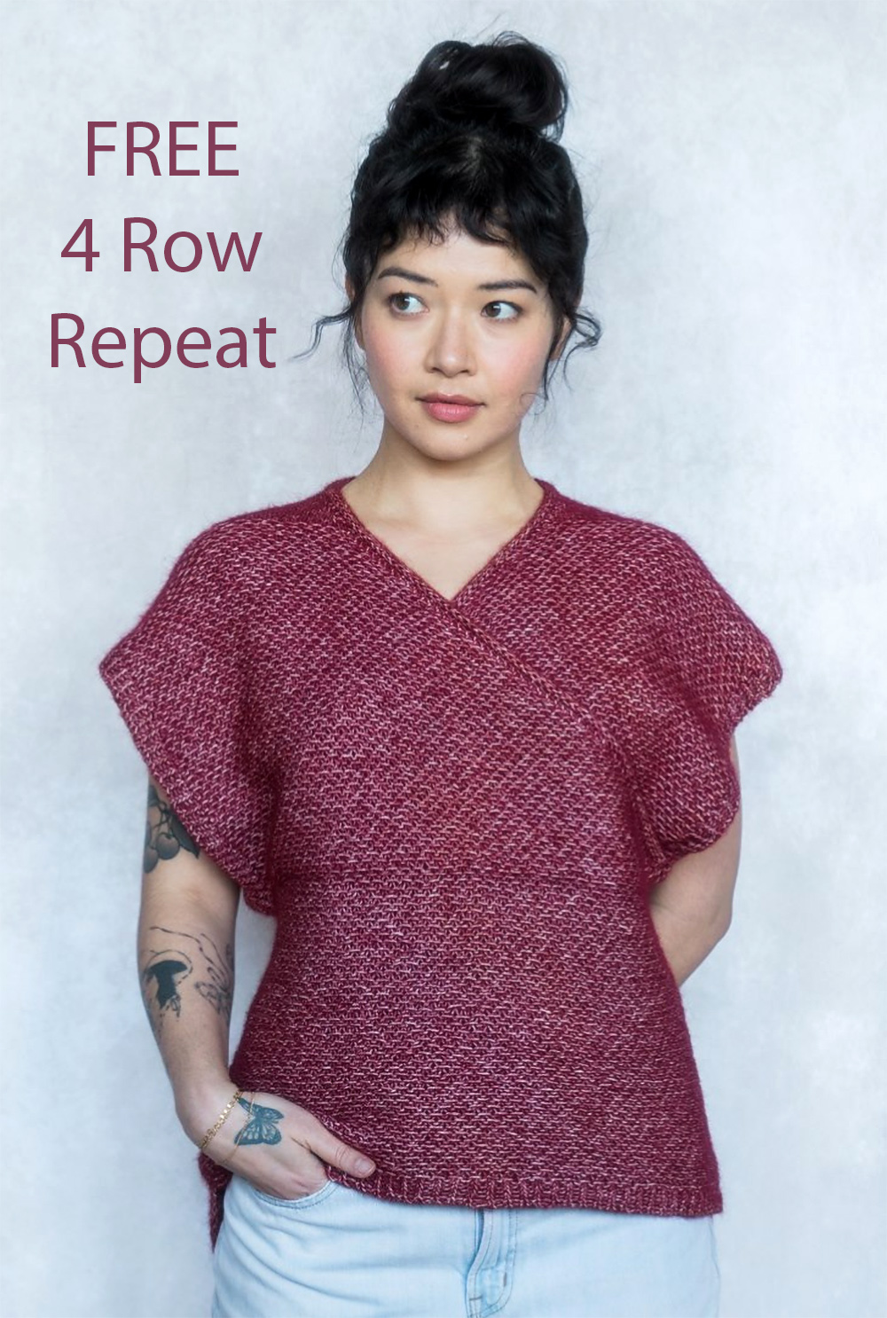 Free Crossery Textured Vest Knitting Pattern 