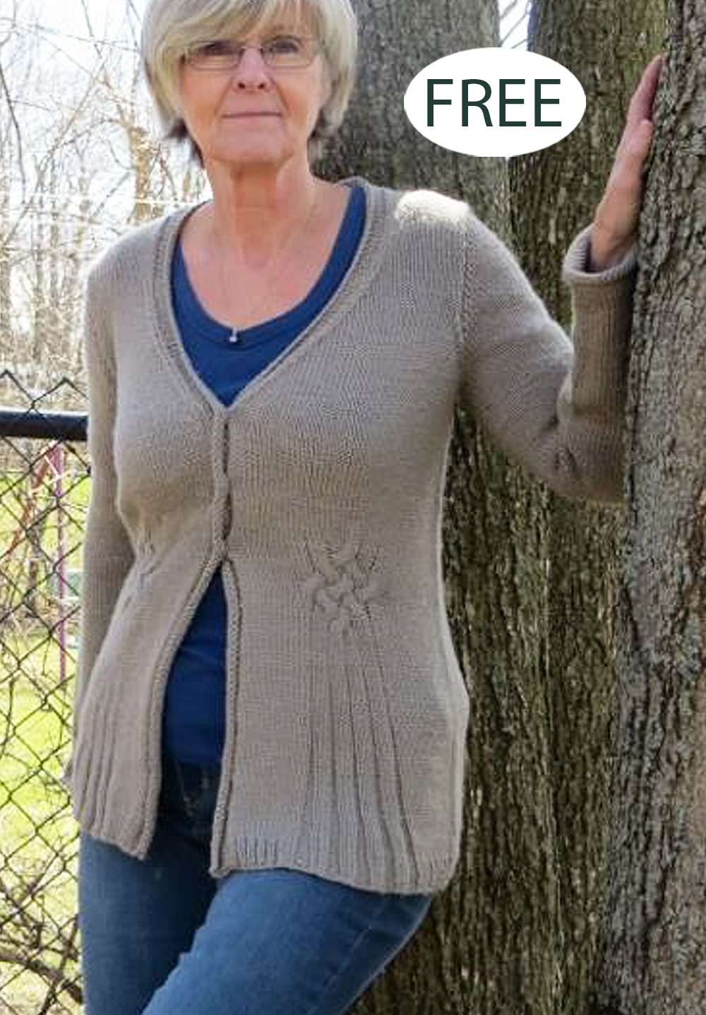 Free Crossroad Cardigan Knitting Pattern