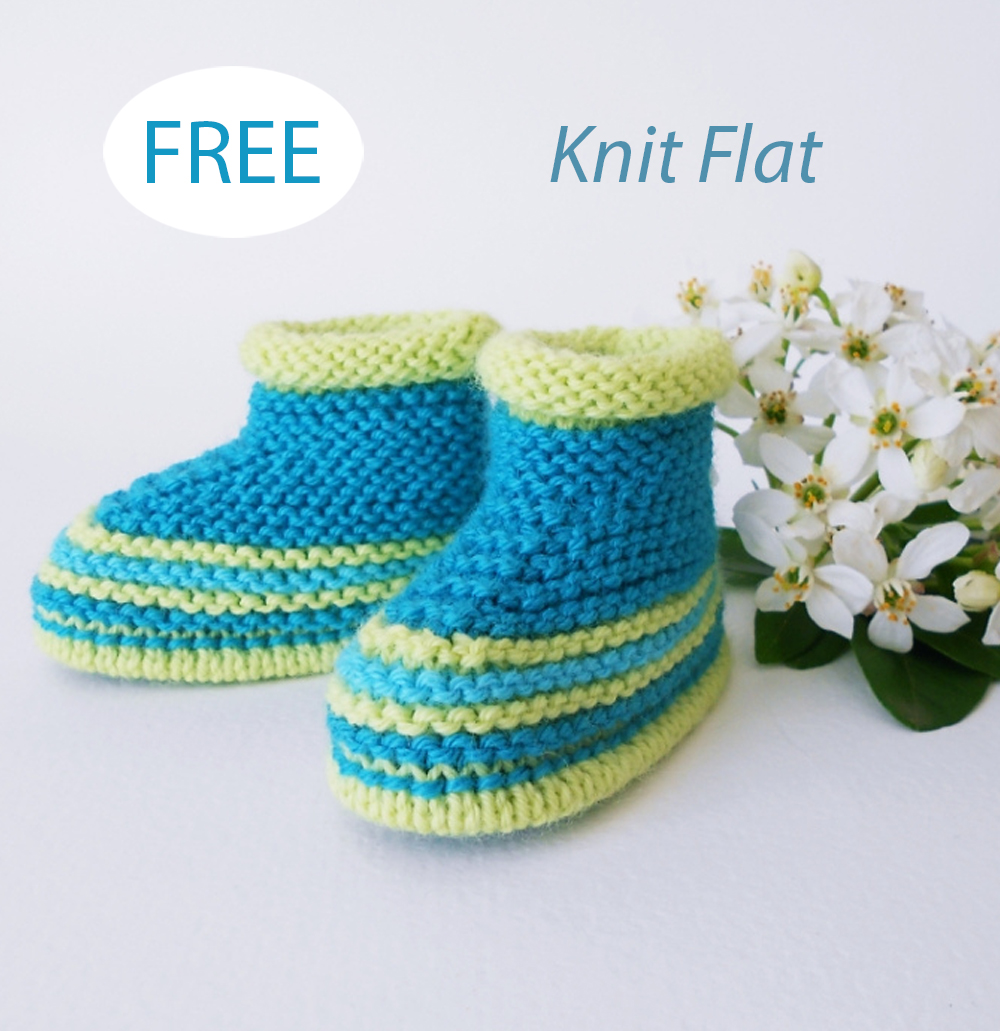 Free Curaçao Booties Baby Booties Knitting Pattern