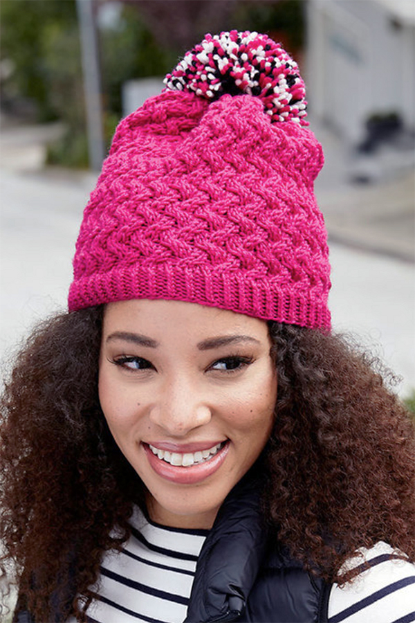 Free Knitting Pattern for Cable Chic