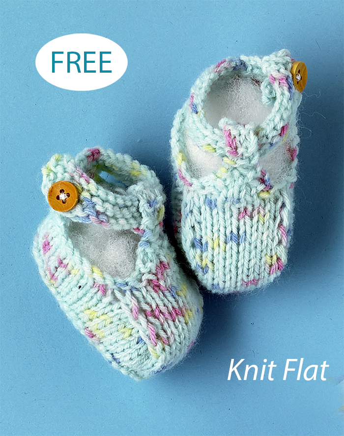 Free Knitting Pattern Cutie Booties Baby Booties