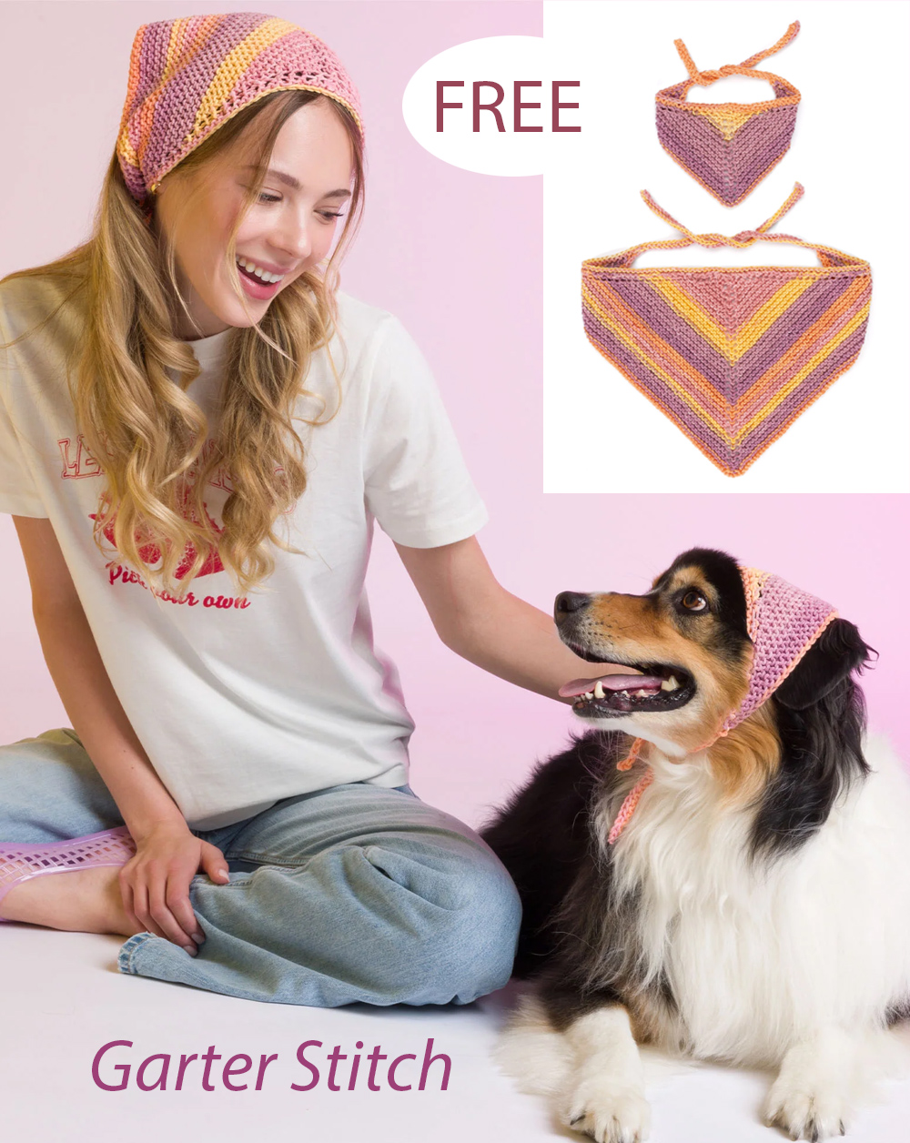 Free Knitting Pattern Cutie Kerchief