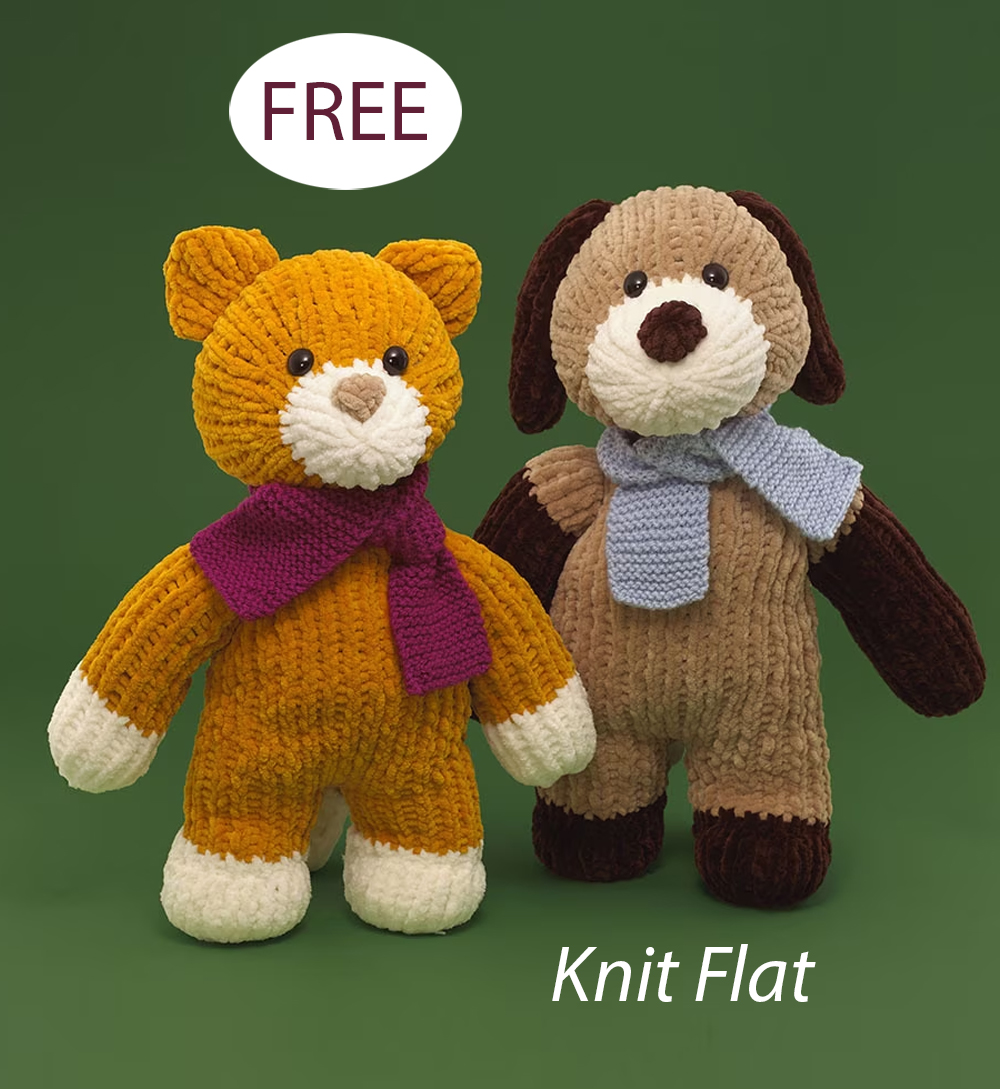 Free Knitting Pattern Cutie-pie Pets