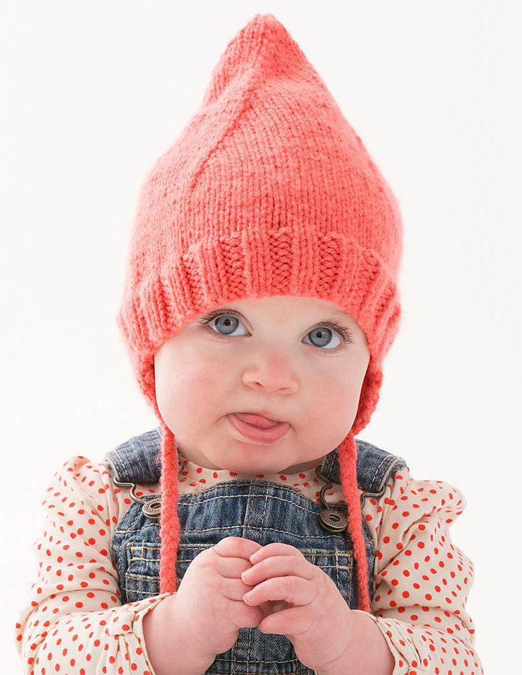 Free Knitting Pattern for Cutie Pointed Hat