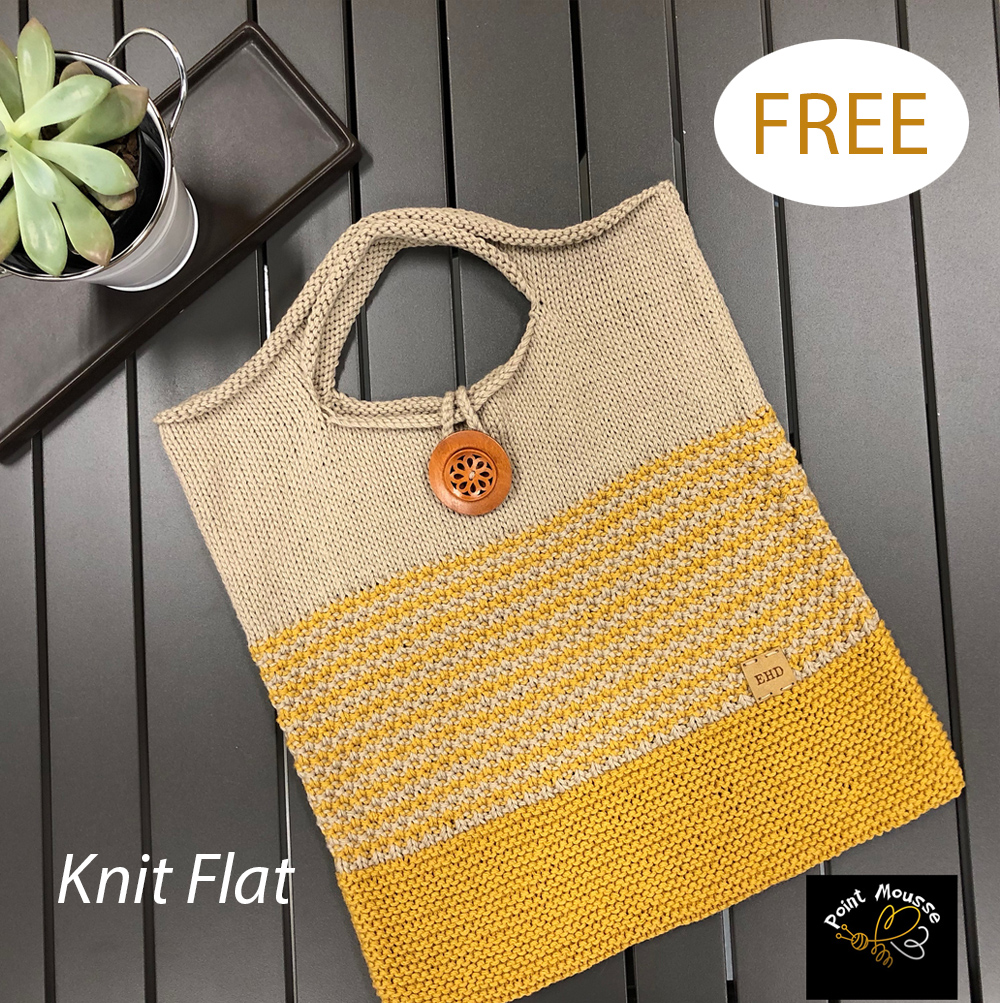 Free Czako Tote Knitting Pattern Set