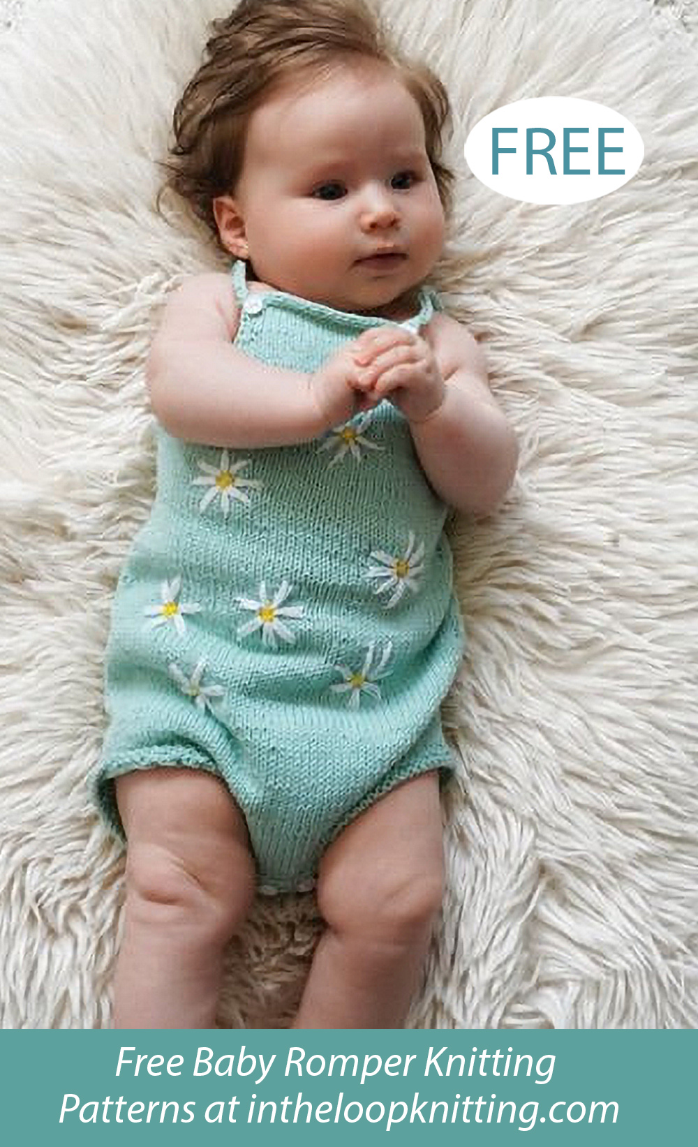 Free Baby Daisy Romper Knitting Pattern