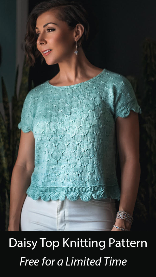 Daisy Sweater Knitting Pattern Free for a Limited Time 