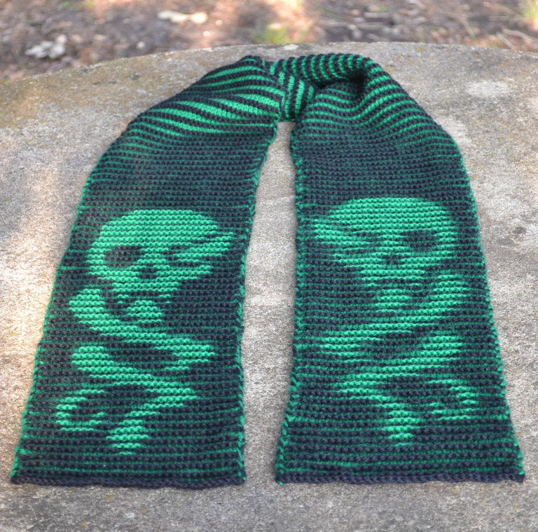 Knitting Pattern for Dark Mark Scarf