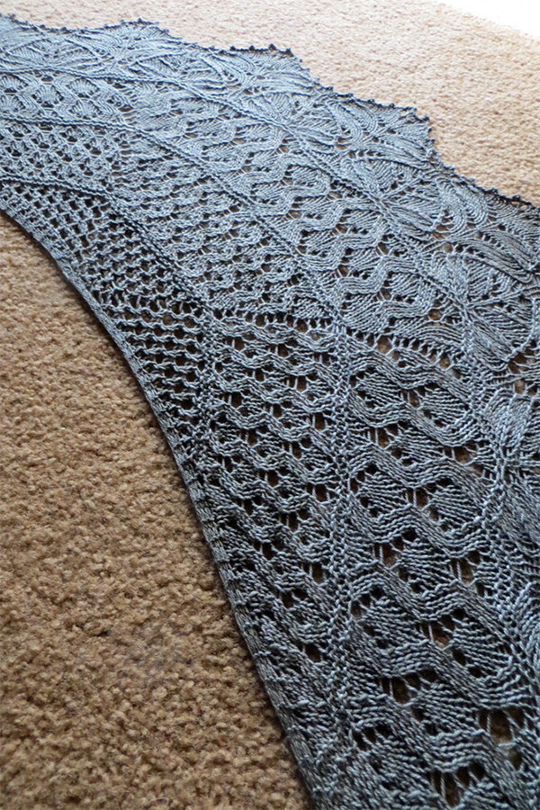 Knitting Pattern for Darwin Shawl