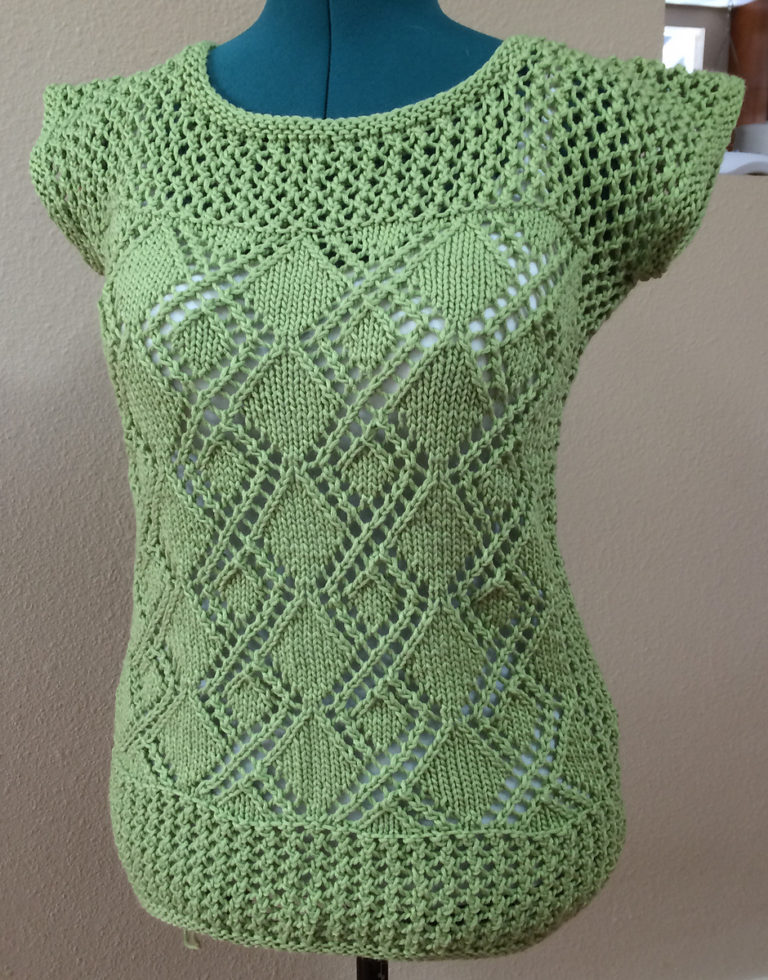 Free Knitting Pattern for Lisette Pullover