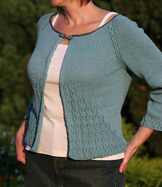 Free knitting pattern of Dawn Cardigan 