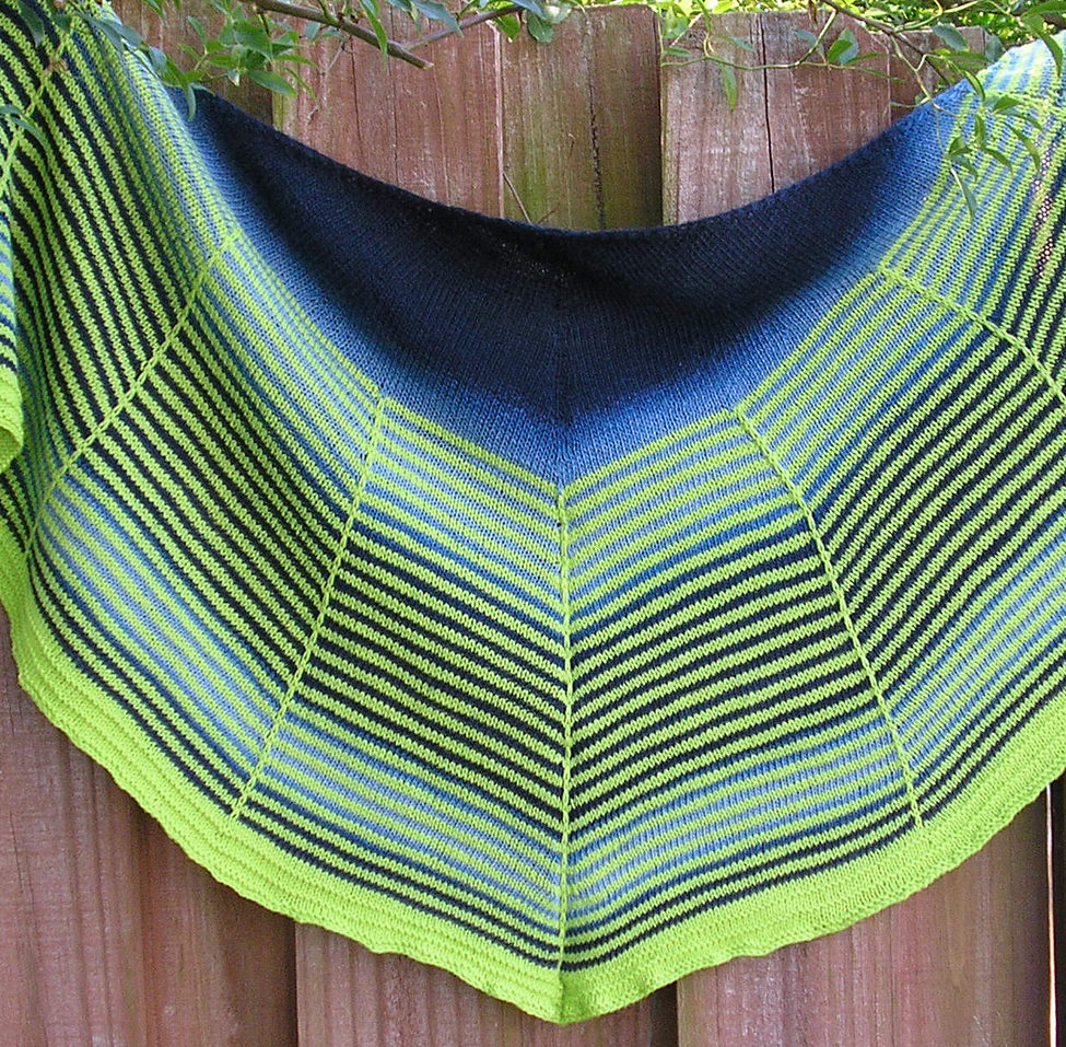 Knitting Pattern for Daybreak Shawl by Stephen West