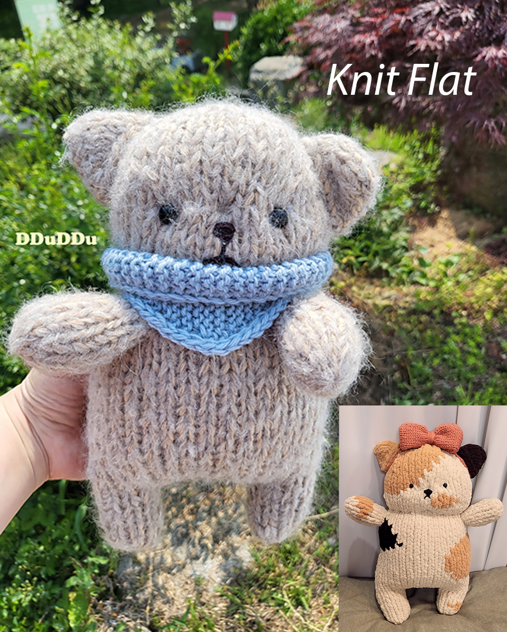 Free Easy Dog or Cat Amigurumi Knitting Pattern