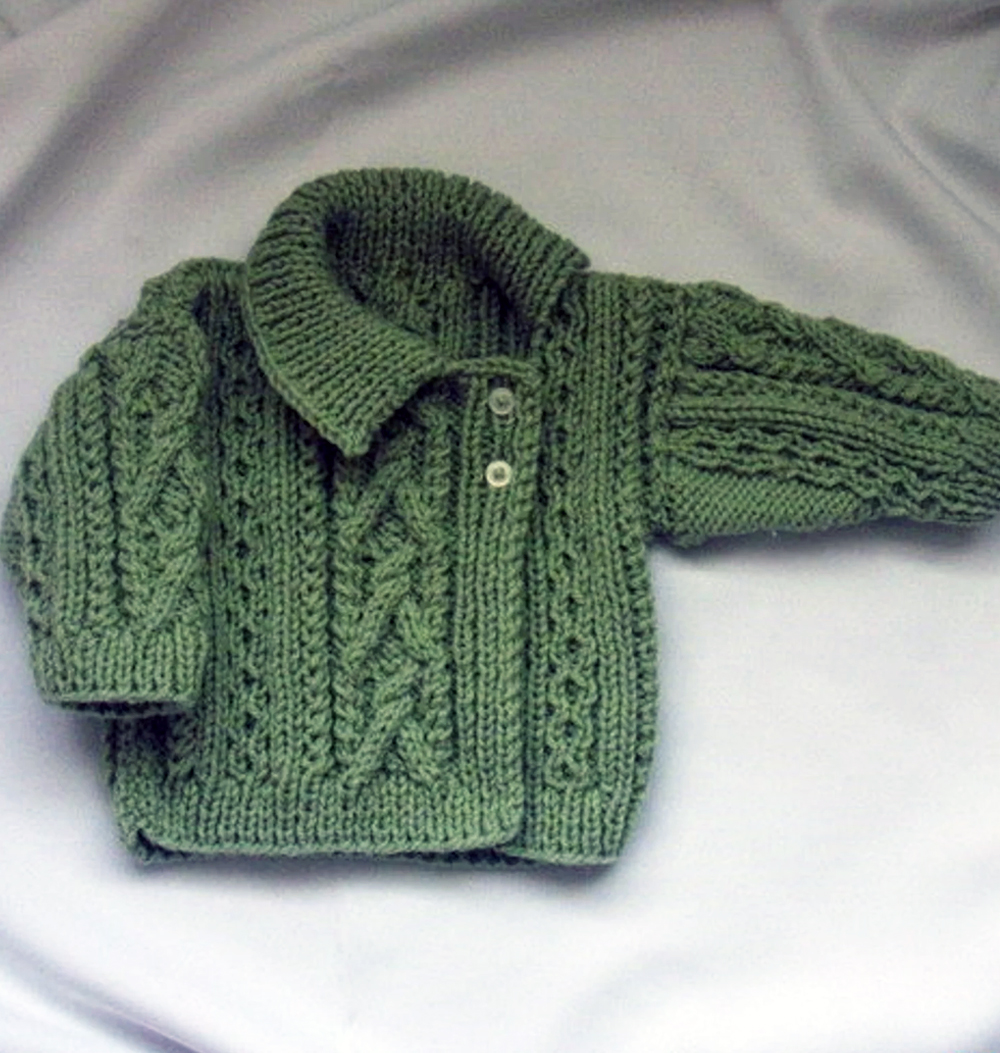 Knitting Pattern for Deirdre Asymmetrical Cardigan
