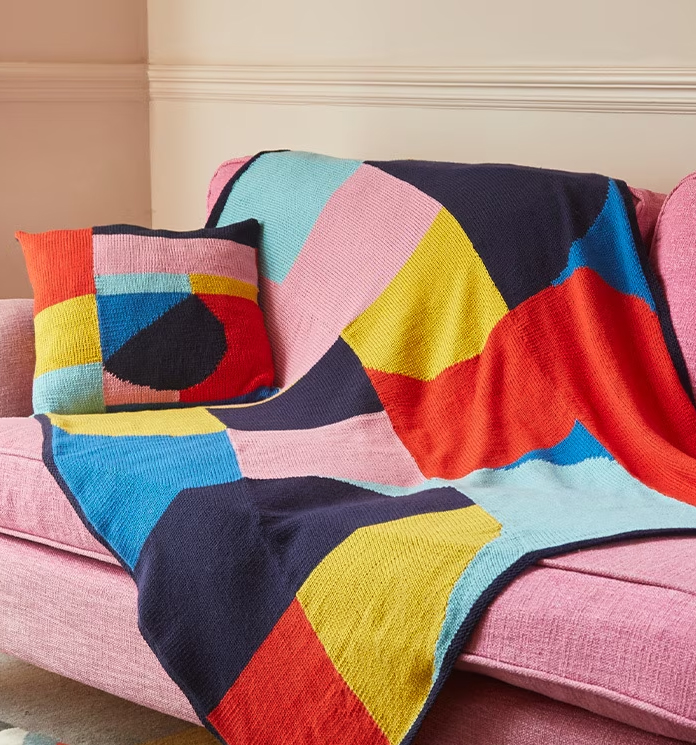 Delaunay Home Cushion and Blanket Knitting Patterns