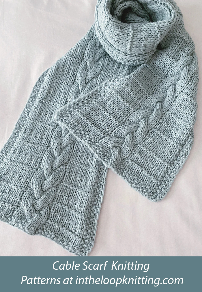 Delfinium Scarf  knitting pattern