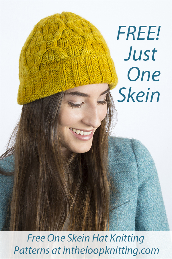 Free One Skein Hat Knitting Pattern Bristlecone Hat