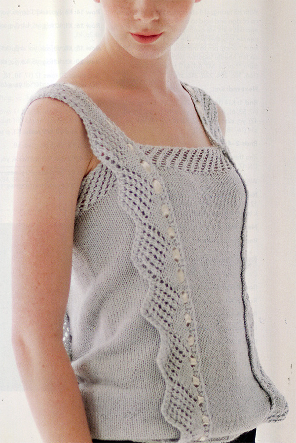 Knitting Pattern for Delysia Camisole