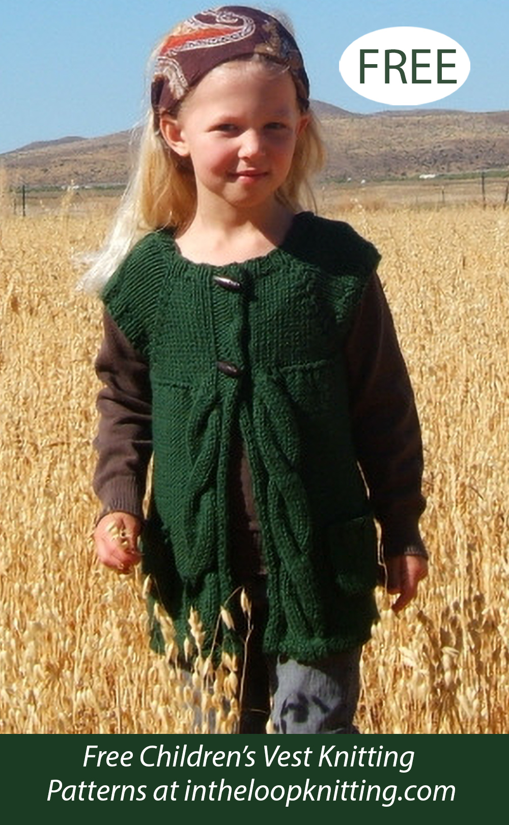 Free Demetra Child Vest Knitting Pattern