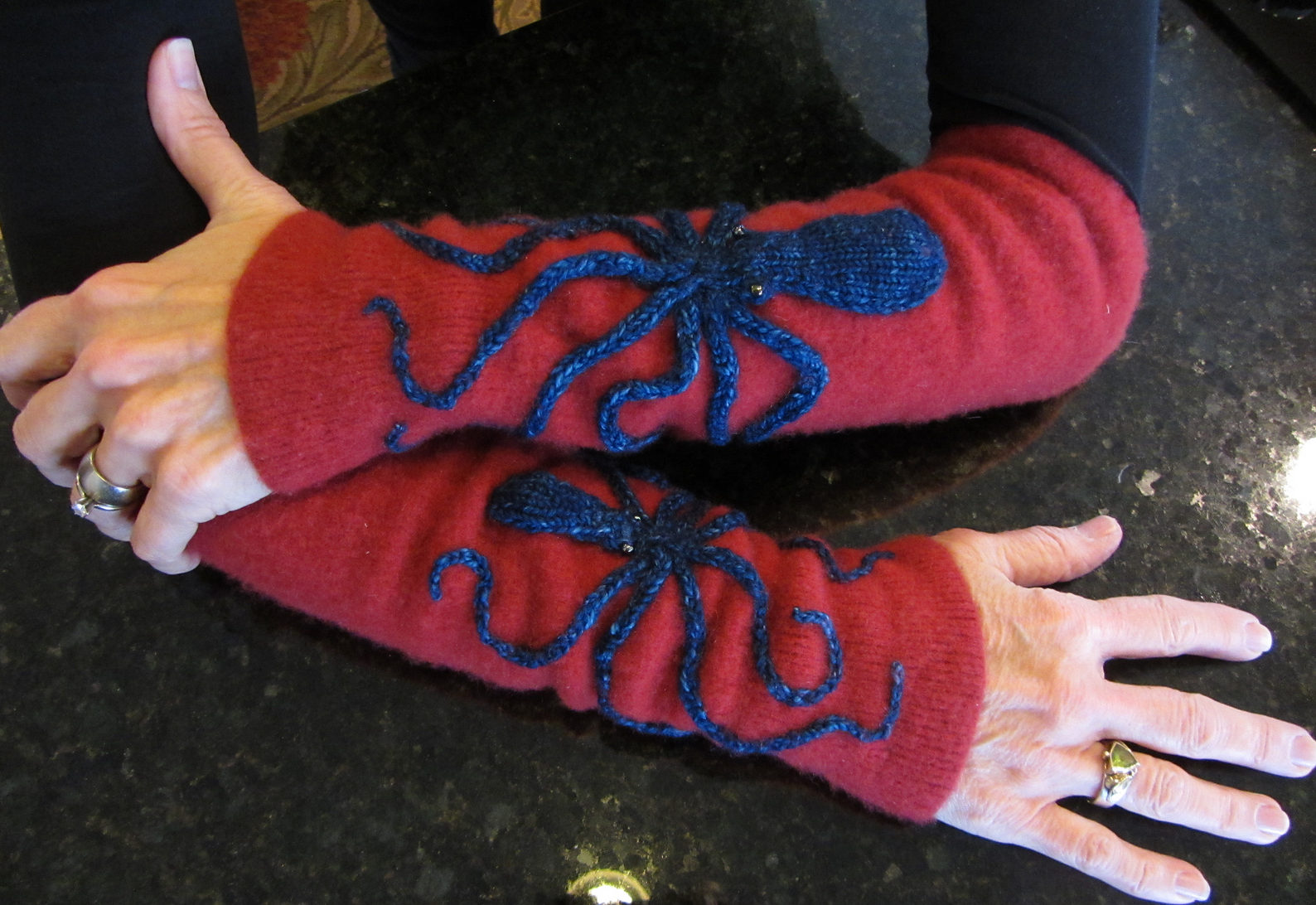 Free Knitting Pattern for Demi Octopus