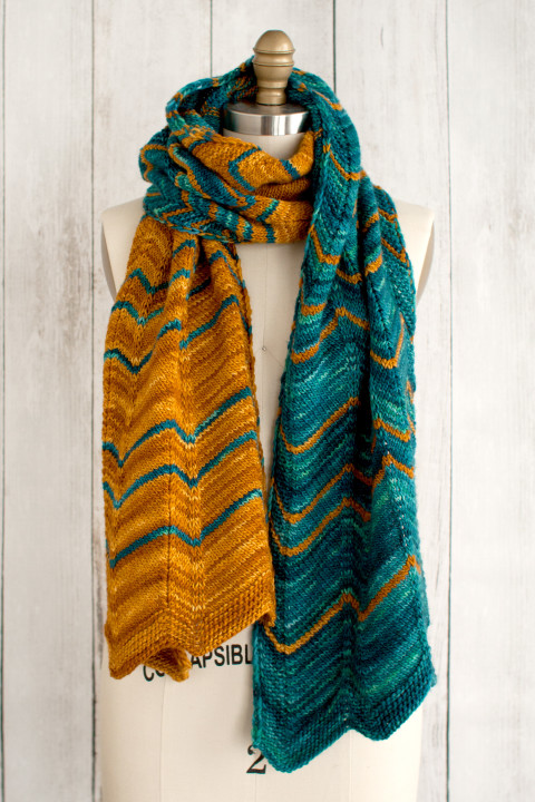 Free knitting pattern for Dentado Scarf