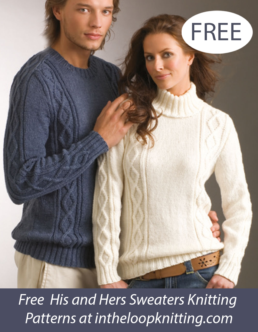Free Diamond Saddle Sweater Knitting Pattern for Men and Women