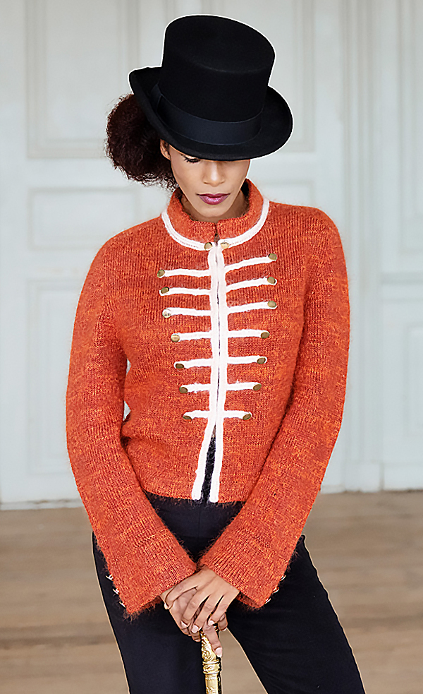 Free Diana Cardigan Knitting Pattern Steampunk Costume