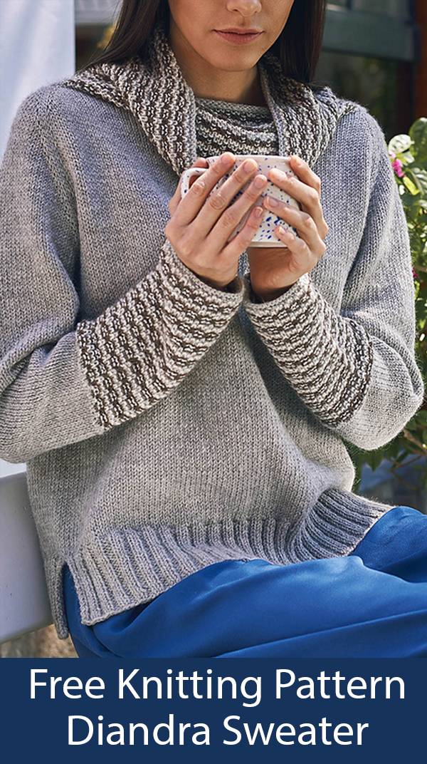Free Knitting Pattern for Diandra Sweater