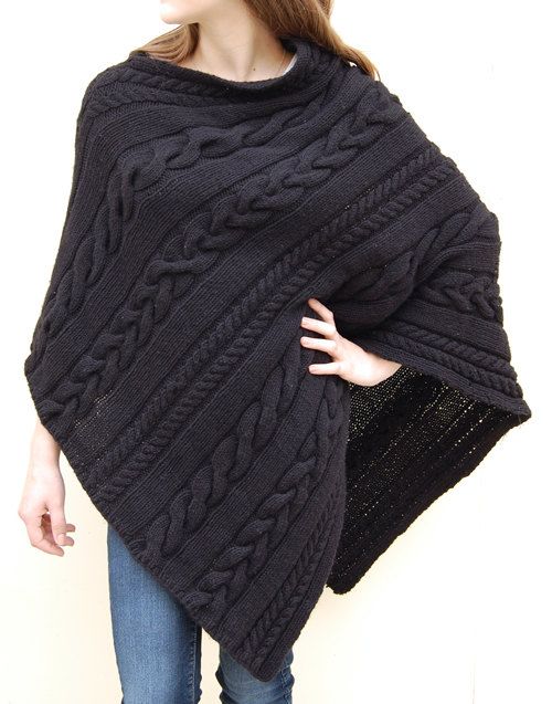 Easy Poncho Knitting Patterns In The Loop Knitting