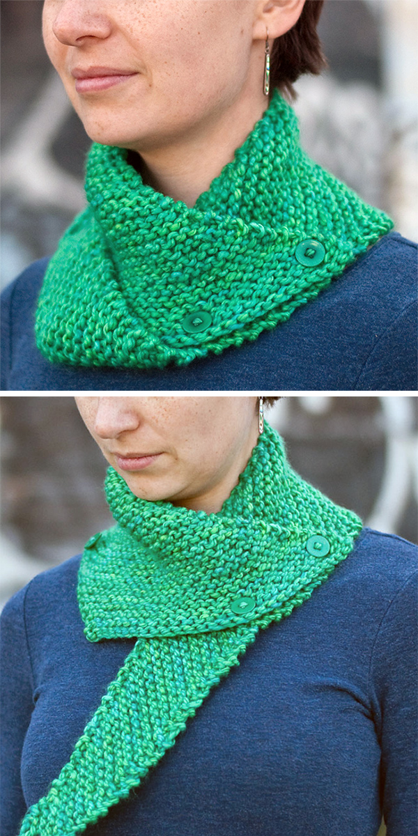 Neck Scarf Knitting Pattern Knitting Patterns